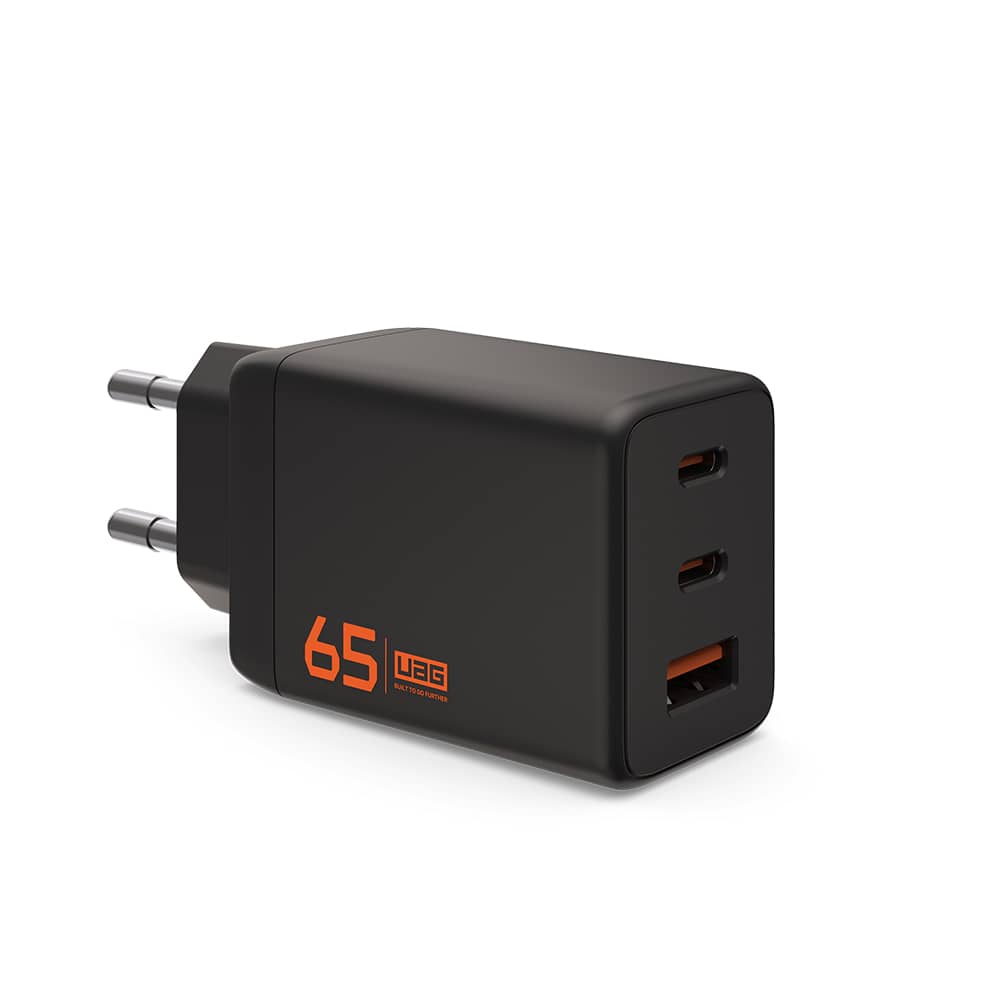 UAG SRGE Charger - ładowarka sieciowa 65W, 2x USB-C oraz USB-A (black)