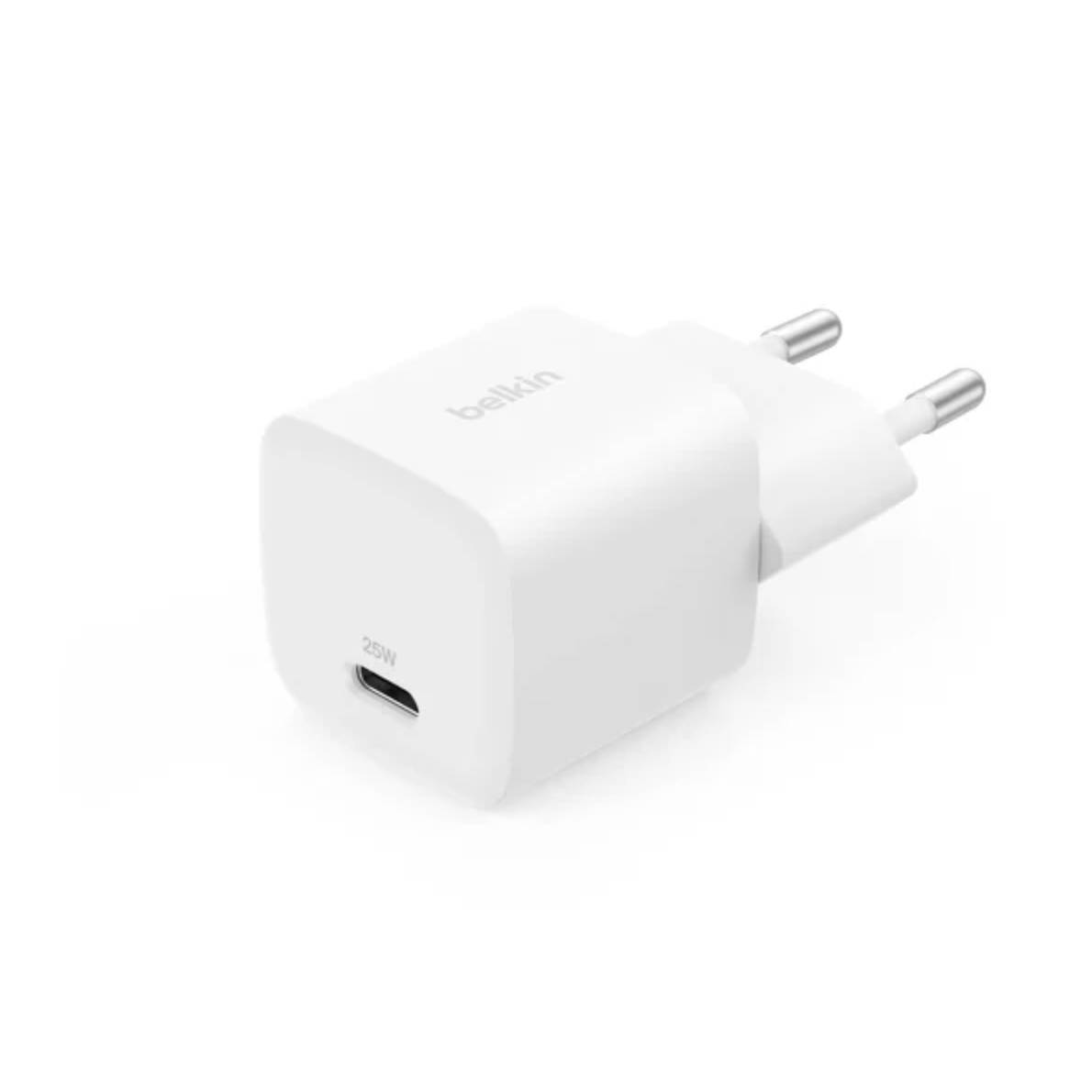 Belkin WCA012 – Ładowarka USB-C 25W z technologią PD 3.1 biała