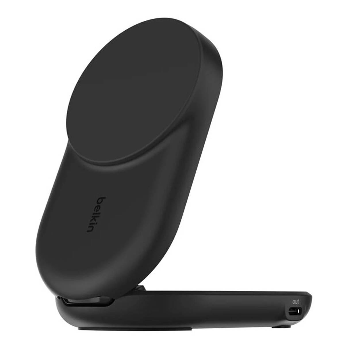 Belkin Ładowarka magnetyczna Qi2 25 W, składana 2w1, zasilacz 45W, czarna