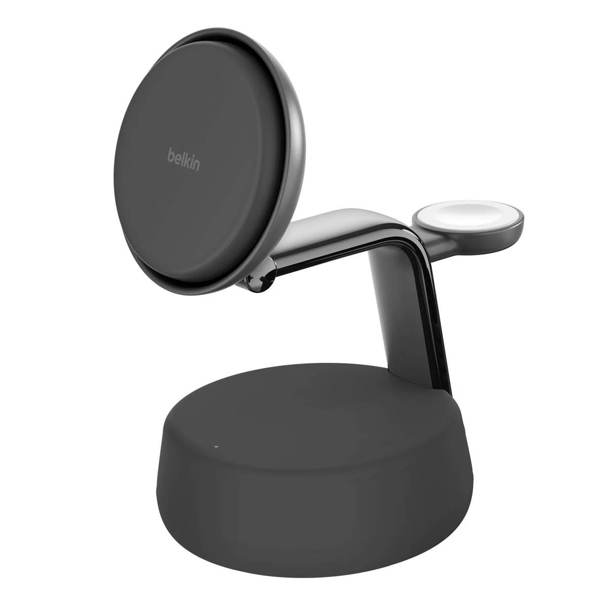 Belkin Ładowarka magnetyczna Qi2 25W, 3w1, zasilacz 45W, grafitowa