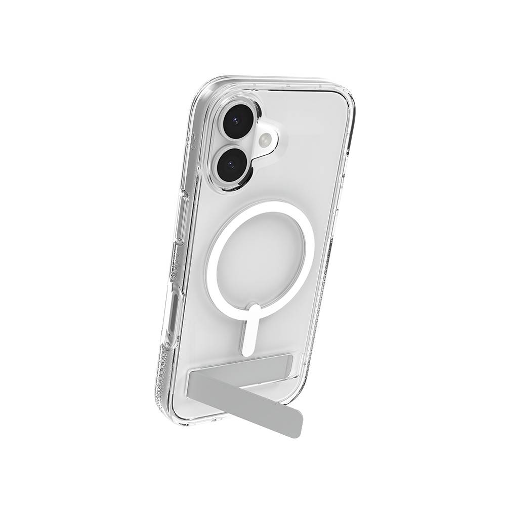 ZAGG Crystal Palace Snap KS - etui z podstawką do iPhone 17 kompatybilne z MagSafe (clear)